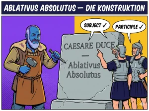 Ablativus absolutus Latein — Beispiel mit hostibus victis