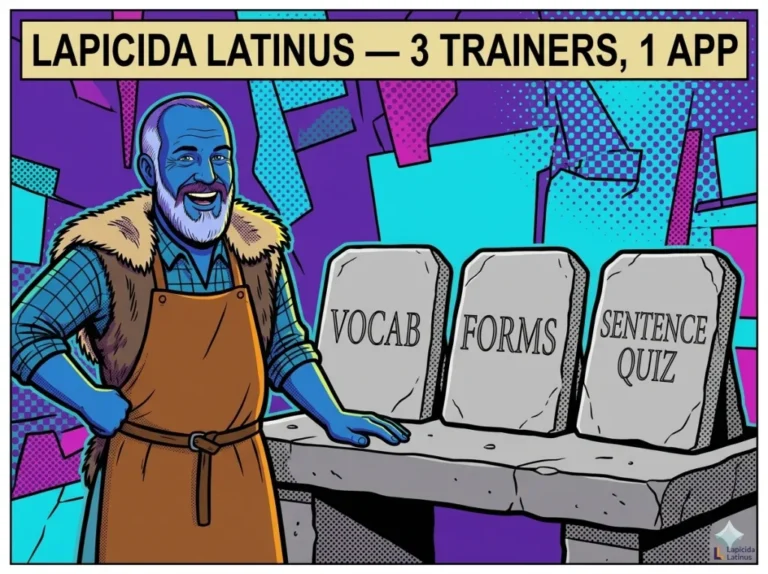Lapicida Latinus — One App for Everything: An Explanation of the 3 Coaches