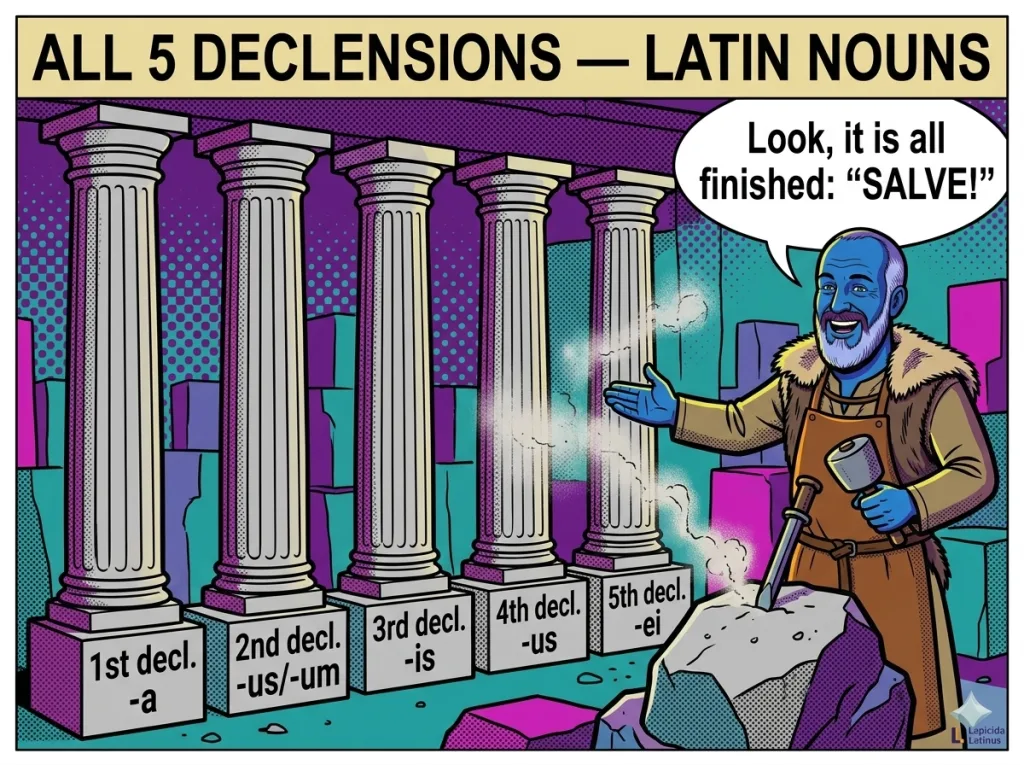 Latin Nouns — The Genitive Singular as the Key Latin Nouns — All 5 Declensions with the Genitive Singular