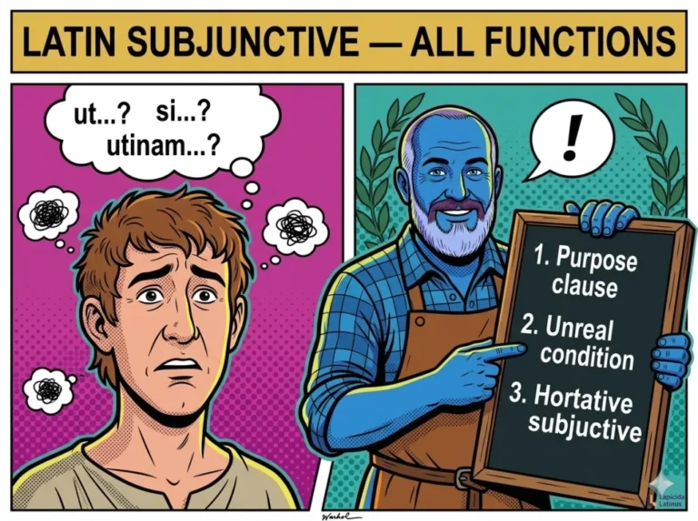Latin Subjunctive — The 4 Basic Functions Explained Simply