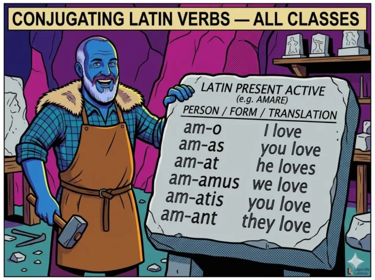 Conjugating Latin Verbs — All Tenses and Conjugations