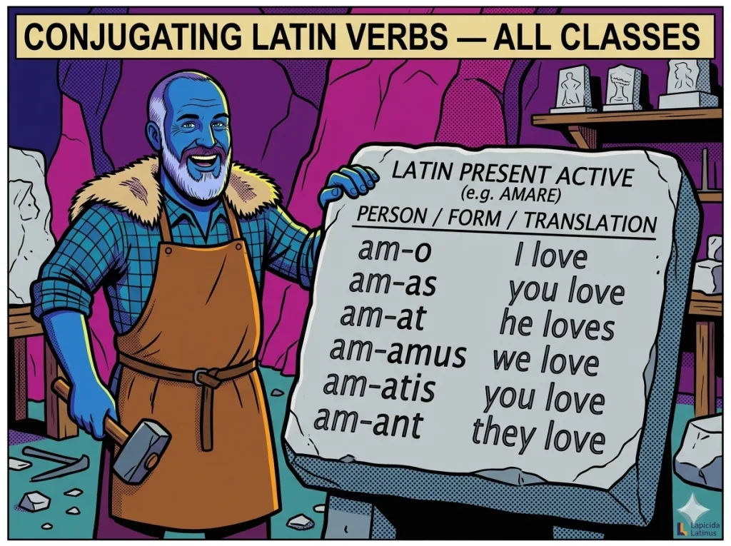 Conjugating Latin Verbs — All Tenses