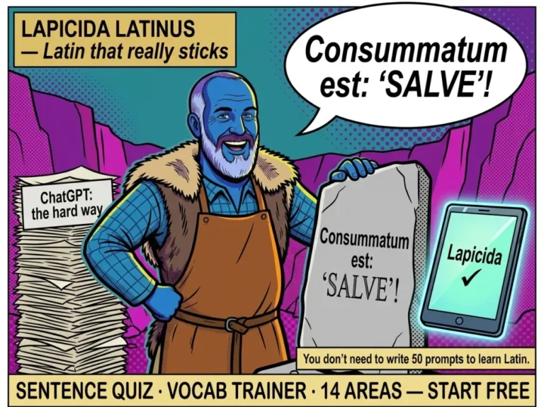 Learning Latin with AI — How Far Can You Get with ChatGPT?