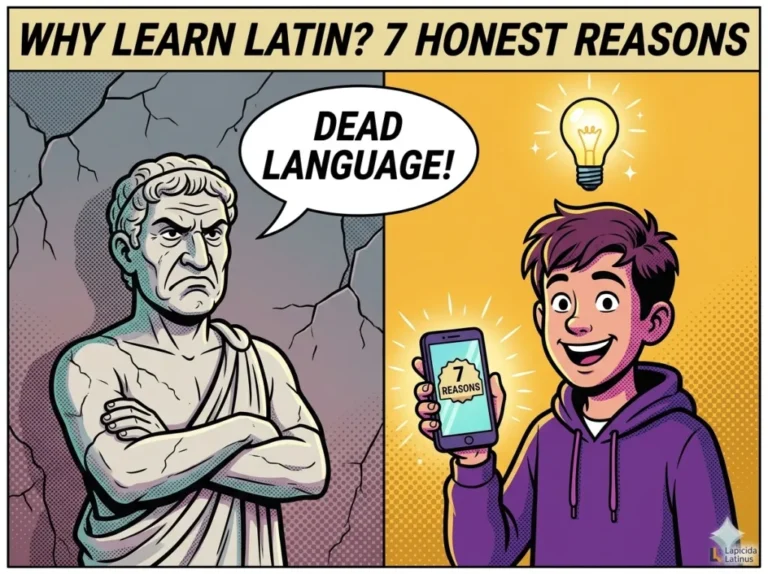 Why learn Latin — 7 honest reasons illustrated