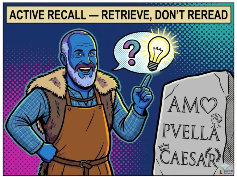 Active Recall for Latin — Why Retrieval Beats Re-Reading