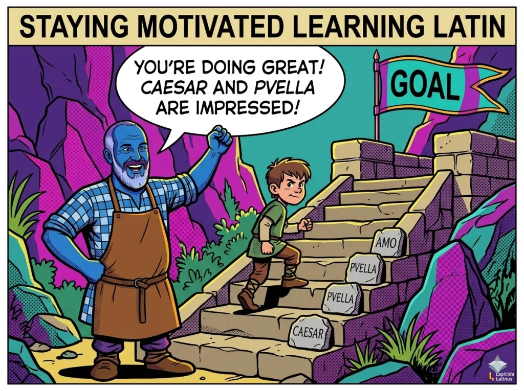 Motivation while learning Latin
